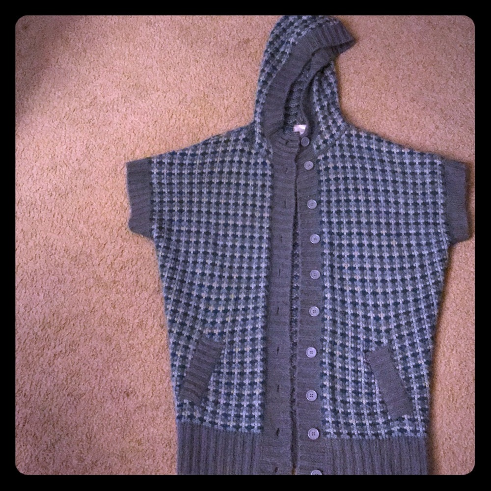Hooded sweater /cardigan